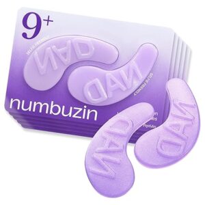 Numbuzin No.9 NAD+ Eye Patches (5 Pairs) – Cooling Hydrogel for Smooth & Refreshed Eyes