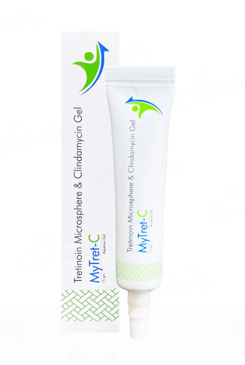 MyTret-C Tretinoin Microsphere and Clindamycin Gel – 20g Tube